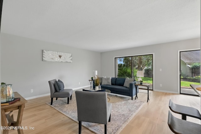 10136 Leisure Ln N Unit 26, Jacksonville, FL 32256 - living room with light wood-style floors and baseboards