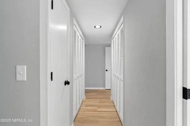 10136 Leisure Ln N Unit 26, Jacksonville, FL 32256 - corridor with light wood-style floors, recessed lighting, and baseboards