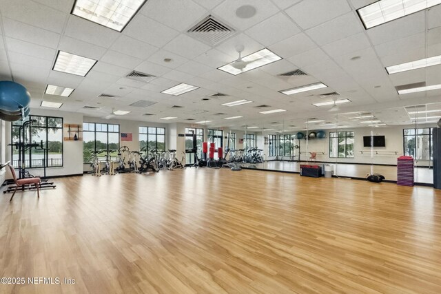 10136 Leisure Ln N Unit 26, Jacksonville, FL 32256 - workout area with light wood-style floors and healthy amount of natural light