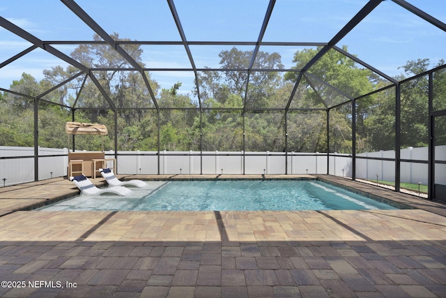 251 Dosel Ln, Saint Augustine, FL 32095 - view of swimming pool featuring a fenced in pool and a patio area