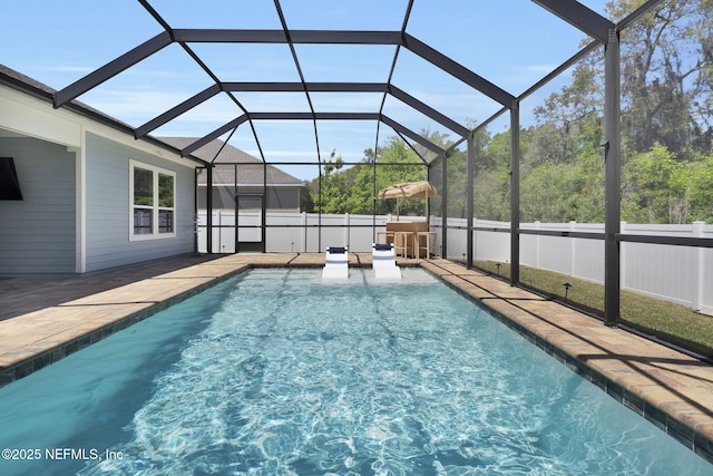 251 Dosel Ln, Saint Augustine, FL 32095 - view of pool with fence, a fenced in pool, and a patio