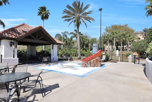 251 Dosel Ln, Saint Augustine, FL 32095 - view of pool with a gazebo, a patio, and fence