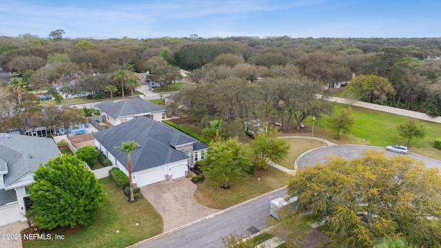 birds eye view of property featuring a residential view