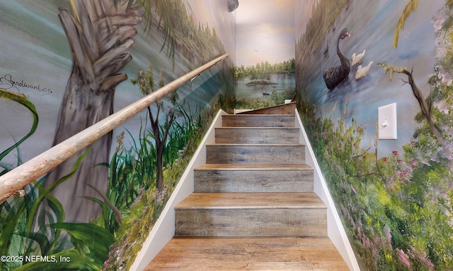 view of stairs