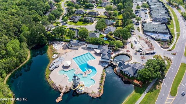 1884 Lake Forest Ln, Fleming Island, FL 32003 - aerial view with a water view