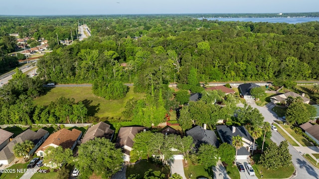 1884 Lake Forest Ln, Fleming Island, FL 32003 - birds eye view of property with a residential view and a forest view