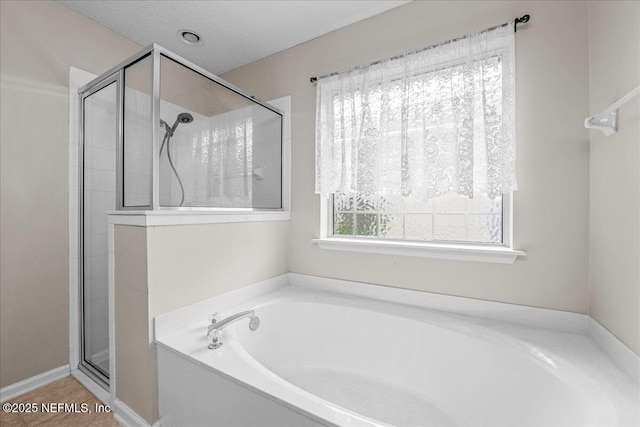 1884 Lake Forest Ln, Fleming Island, FL 32003 - full bath with a garden tub and a stall shower