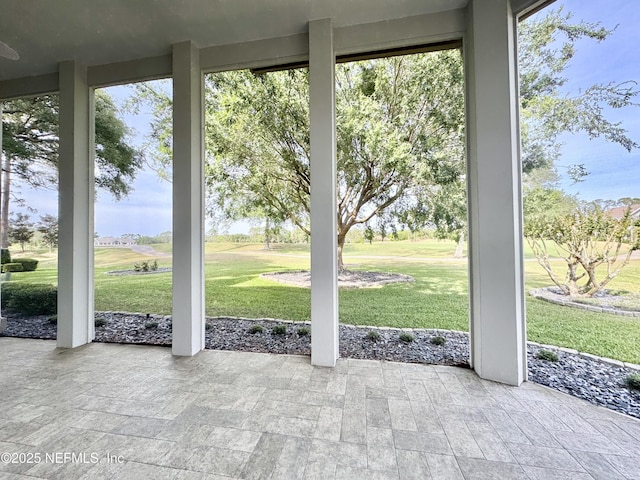 21 Bay Pointe Dr, Ormond Beach, FL 32174 - view of unfurnished sunroom
