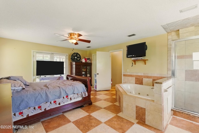930 Ironridge Ct, Orange Park, FL 32065 - bedroom with a ceiling fan and visible vents