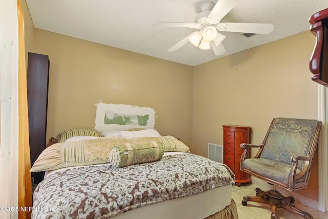 930 Ironridge Ct, Orange Park, FL 32065 - tiled bedroom featuring a ceiling fan and visible vents