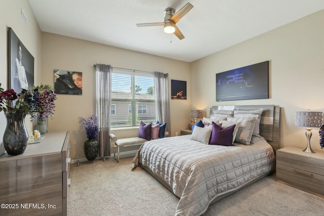 312 Anthony Dr, Jacksonville, FL 32218 - carpeted bedroom featuring ceiling fan