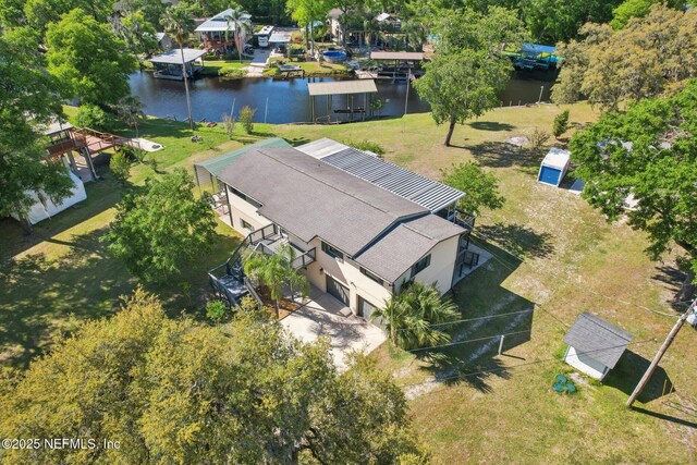 4068 Scenic Dr, Middleburg, FL 32068 - aerial view featuring a water view