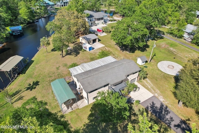4068 Scenic Dr, Middleburg, FL 32068 - bird's eye view with a water view