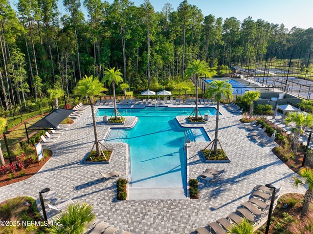 36 Dogleg Run, Saint Johns, FL 32259 - pool featuring fence and a patio area