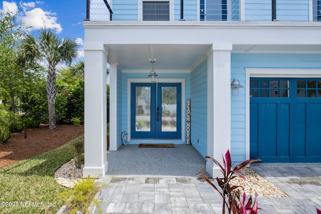 548 Sea Island Dr, Fernandina Beach, FL 32034 - doorway to property with french doors