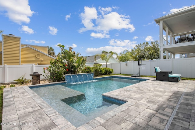 548 Sea Island Dr, Fernandina Beach, FL 32034 - view of pool featuring a patio and a fenced backyard