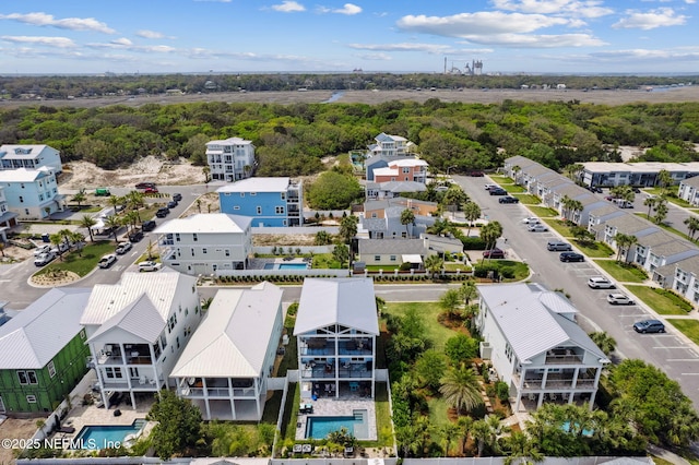 548 Sea Island Dr, Fernandina Beach, FL 32034 - drone / aerial view of a pool