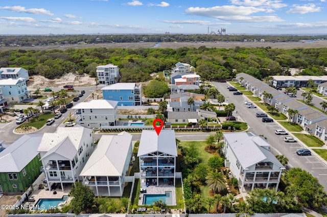 548 Sea Island Dr, Fernandina Beach, FL 32034 - aerial view of a pool area
