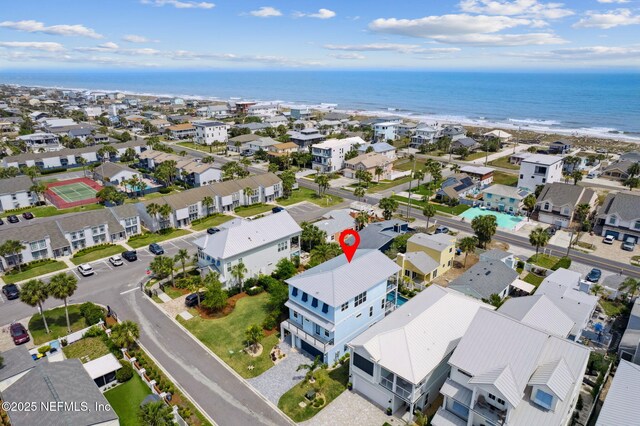 548 Sea Island Dr, Fernandina Beach, FL 32034 - aerial perspective of suburban area featuring a large body of water