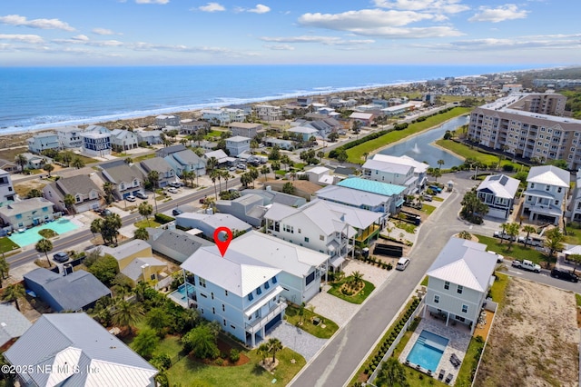 548 Sea Island Dr, Fernandina Beach, FL 32034 - aerial view of residential area featuring a nearby body of water and a pool