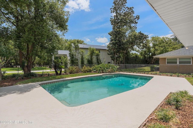 1228 Old Mill Rd, Orlando, FL 32806 - view of pool with a fenced in pool, a patio, and a fenced backyard