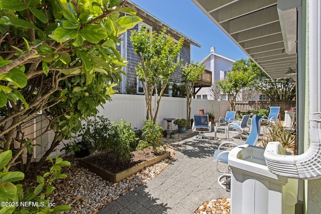 111 Cherry St, Neptune Beach, FL 32266 - view of patio / terrace with fence