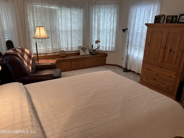 bedroom featuring baseboards