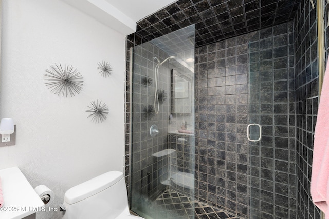 2740 Loja St, Saint Augustine, FL 32084 - full bathroom with toilet and a stall shower