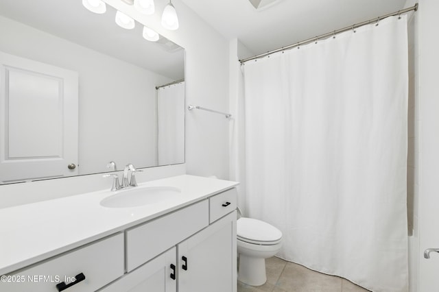 177 Windwalker Dr, Saint Augustine, FL 32092 - full bath with tile patterned floors, toilet, and vanity