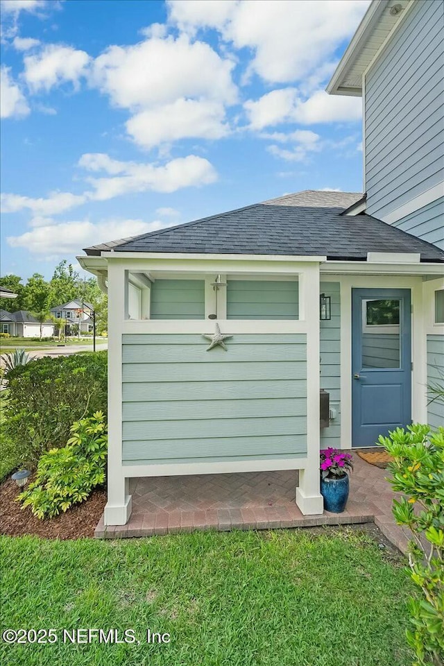 36 Preserve Island Cir, Ponte Vedra Beach, FL 32082 - exterior space with a shingled roof