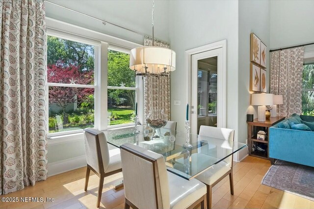 36 Preserve Island Cir, Ponte Vedra Beach, FL 32082 - dining space with light wood-type flooring and plenty of natural light