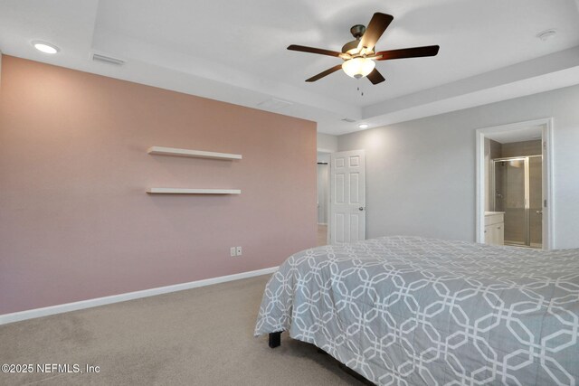 383 Narrowleaf Dr, Saint Johns, FL 32259 - bedroom featuring recessed lighting, carpet, visible vents, and baseboards