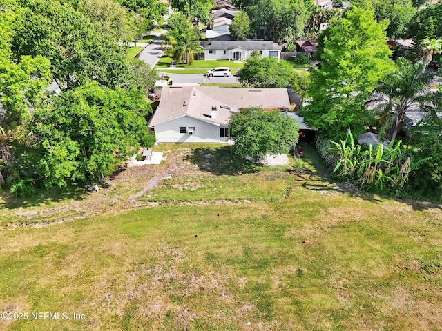 birds eye view of property featuring a residential view