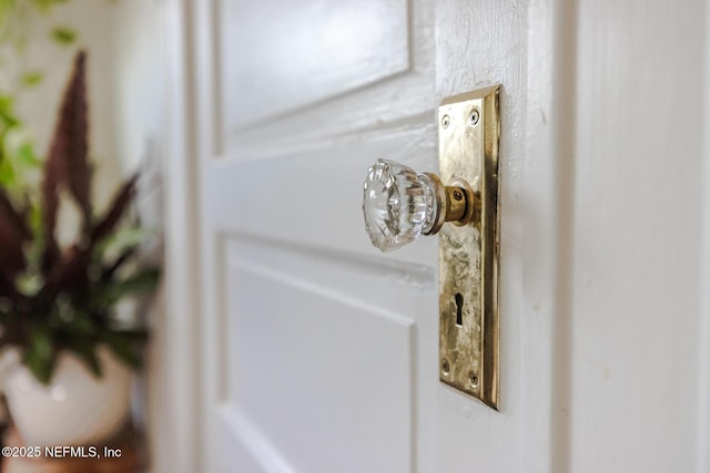 view of room details