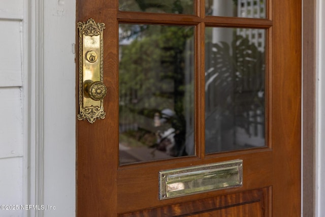 view of details
