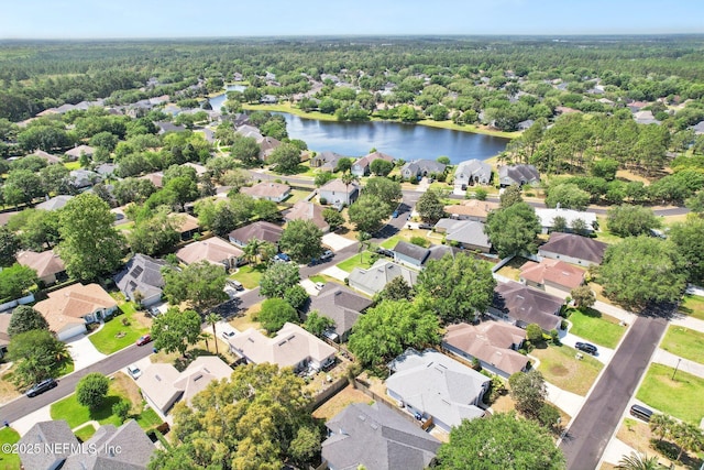716 Hazelmoor Ln, Ponte Vedra, FL 32081 - drone / aerial view with a residential view, a view of trees, and a water view