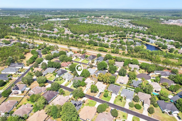 716 Hazelmoor Ln, Ponte Vedra, FL 32081 - drone / aerial view with a water view and a residential view