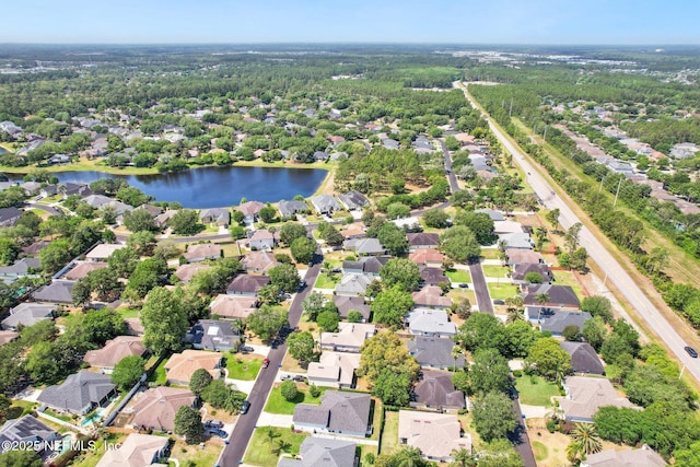 716 Hazelmoor Ln, Ponte Vedra, FL 32081 - aerial view featuring a water view and a residential view