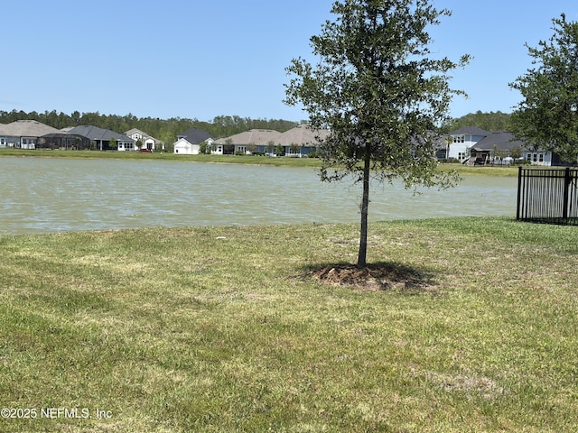 view of water feature featuring a residential view