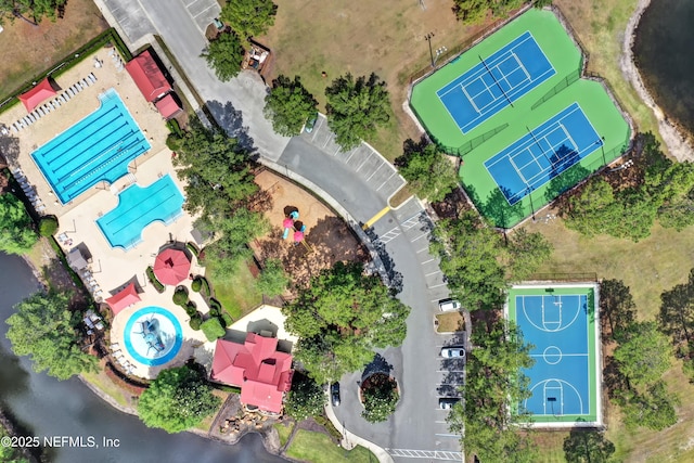 drone / aerial view