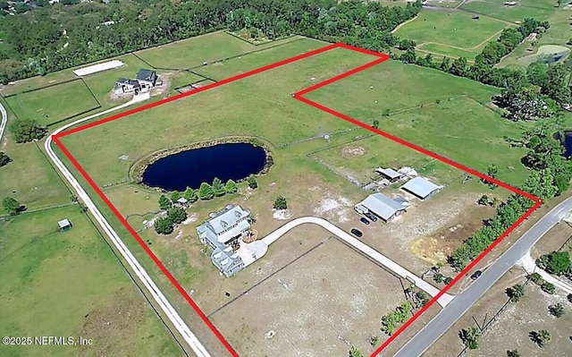 411 Ranch Rd, Ponte Vedra, FL 32081 - aerial view featuring a water view