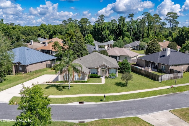 3099 Five Oaks Ln, Green Cove Springs, FL 32043 - aerial perspective of suburban area