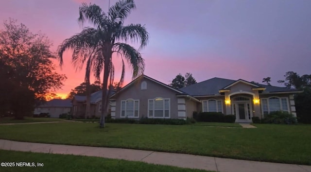 3099 Five Oaks Ln, Green Cove Springs, FL 32043 - ranch-style house with a front yard