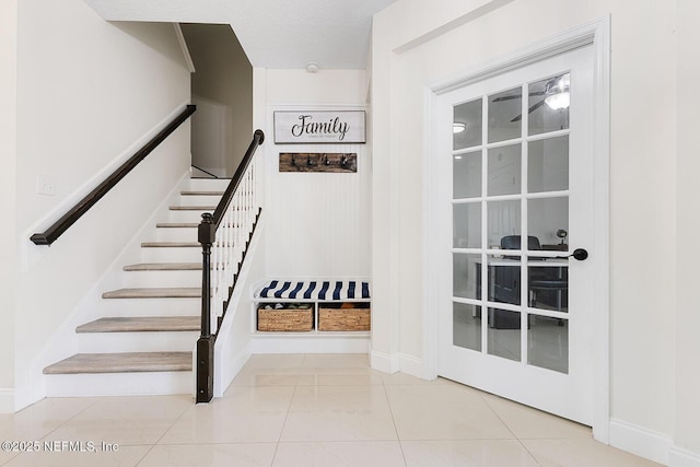 206 Woodland Greens Dr, Ponte Vedra, FL 32081 - staircase featuring baseboards