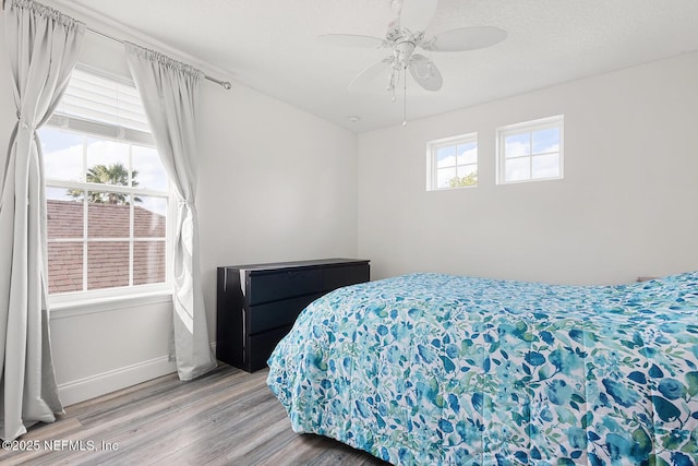 206 Woodland Greens Dr, Ponte Vedra, FL 32081 - bedroom featuring wood finished floors, baseboards, and ceiling fan