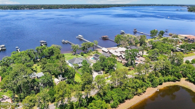 1833 N Lakeshore Dr, Fleming Island, FL 32003 - drone / aerial view with a residential view and a water view