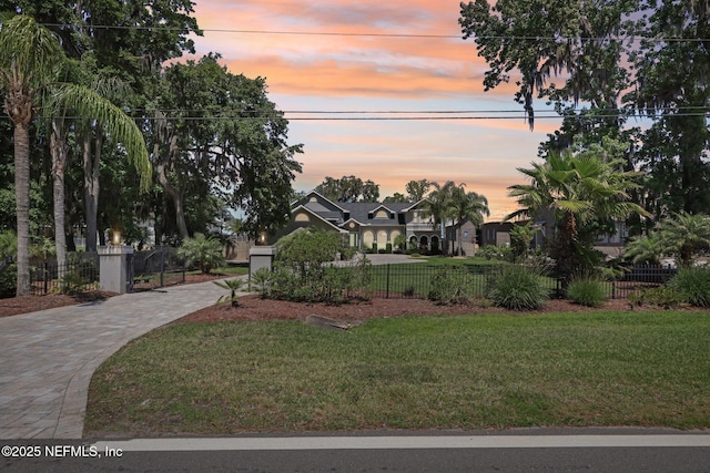 1833 N Lakeshore Dr, Fleming Island, FL 32003 - exterior space featuring fence private yard and driveway