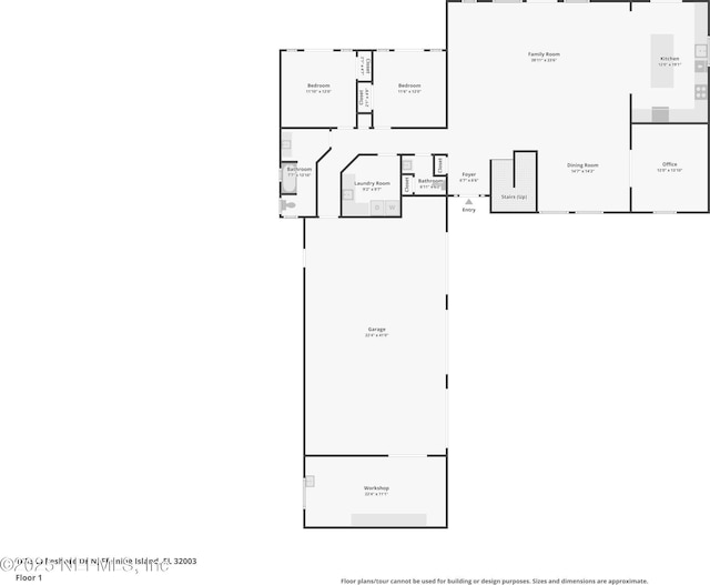 1833 N Lakeshore Dr, Fleming Island, FL 32003 - plan