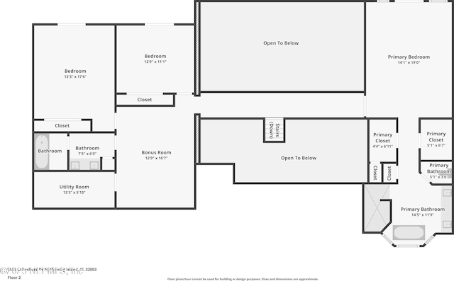 1833 N Lakeshore Dr, Fleming Island, FL 32003 - view of layout