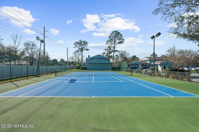 1403 Marsh Cove Ct, Ponte Vedra Beach, FL 32082 - view of tennis court with fence